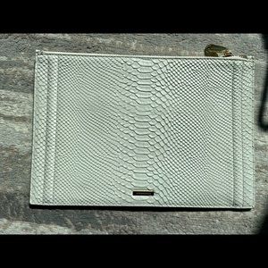 White python clutch bag